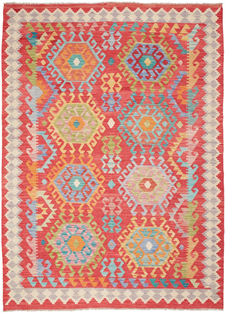 Tapete afegão Kilim Afegão 254x184 254x184, Tapete persa Tecido à mão