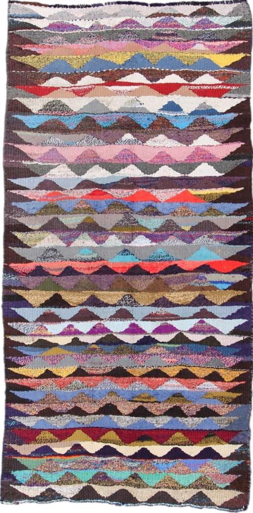 Covor persan Chilim Fars Antic 259x131 259x131, Covor persan Lucrate de mână