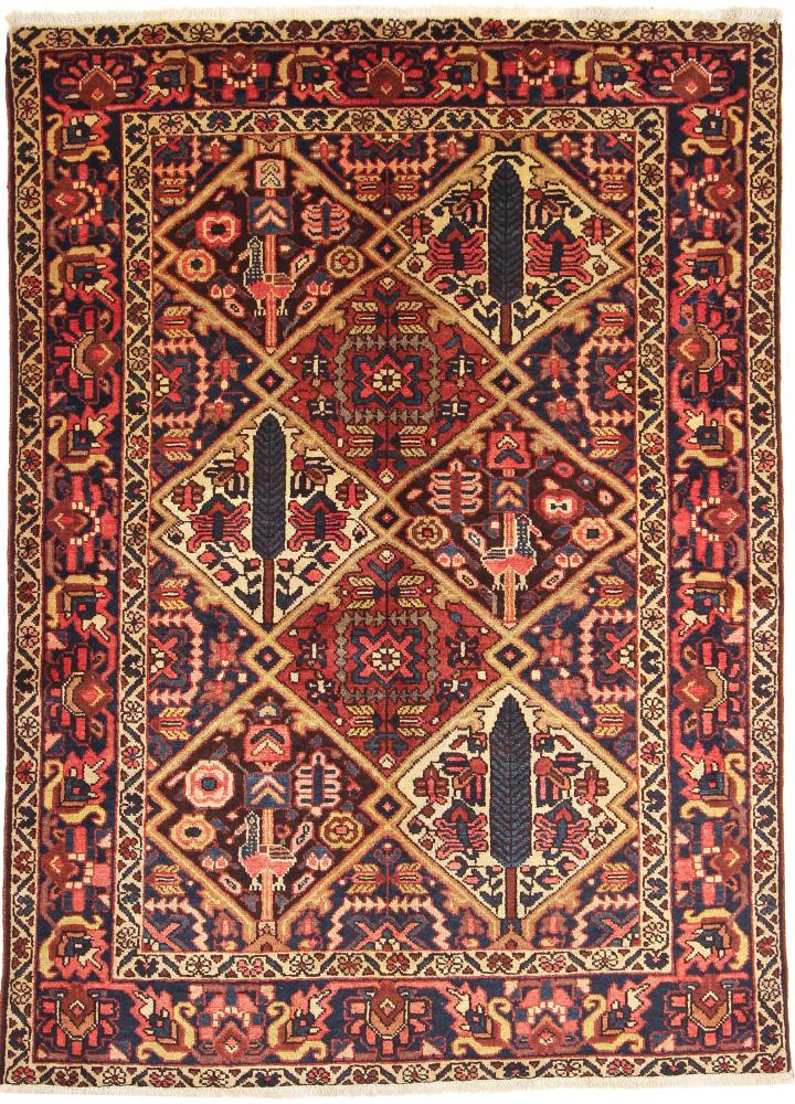 Persisk tæppe Bakhtiar 203x151 203x151, Persisk tæppe Knyttet i hånden