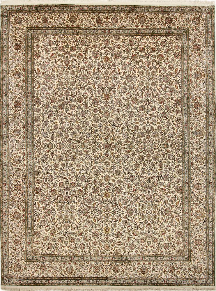 Indo rug Kashmir Silk 367x280 367x280, Persian Rug Knotted by hand