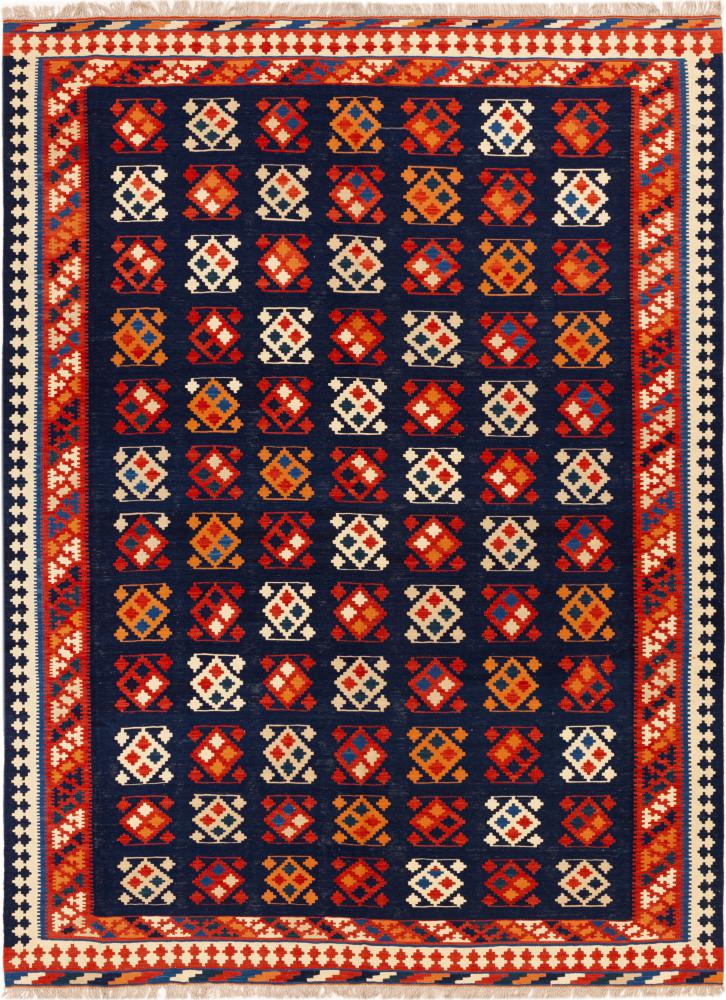 Alfombra persa Kilim Fars Ghashghai 343x255 343x255, Alfombra persa Tejido a mano