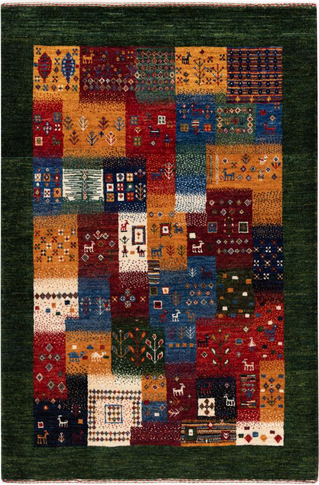 Perzisch tapijt Perzisch Gabbeh Loribaft Nowbaft 131x88 131x88, Perzisch tapijt Handgeknoopte