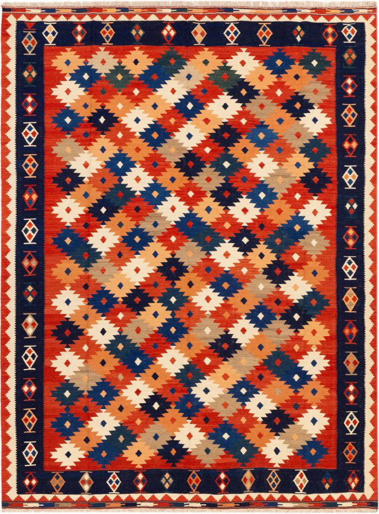 Alfombra persa Kilim Fars Ghashghai 336x253 336x253, Alfombra persa Tejido a mano