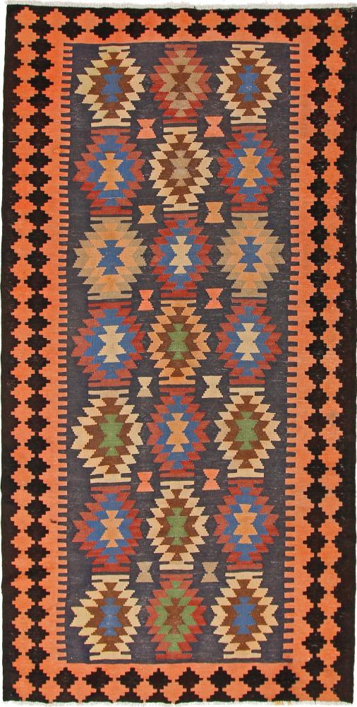 Tapete persa Kilim Fars Azerbaijan Antigo 295x150 295x150, Tapete persa Tecido à mão