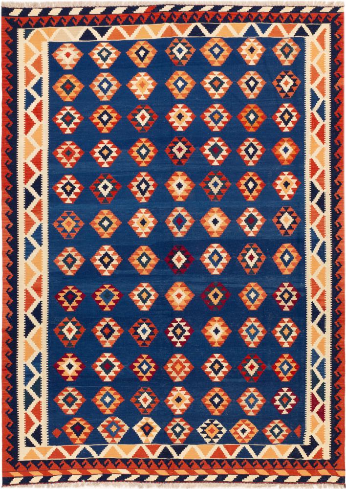 Alfombra persa Kilim Fars Ghashghai 350x254 350x254, Alfombra persa Tejido a mano