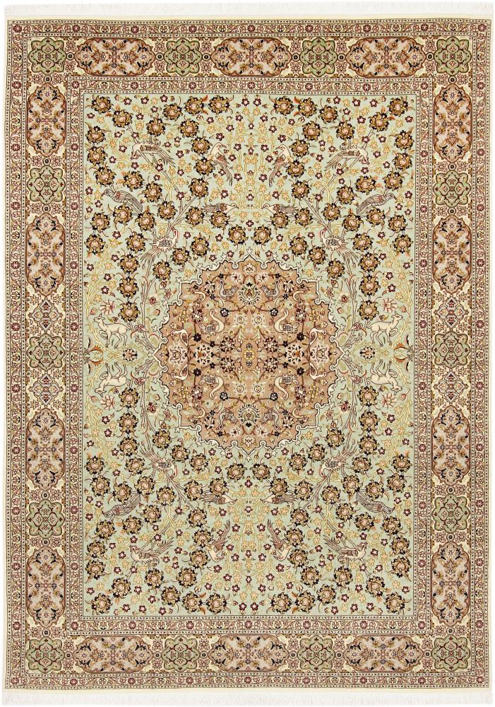 Perzsa szőnyeg Tabriz Chehel Toti 7'5"x5'4" 7'5"x5'4", Perzsa szőnyeg Kézzel csomózva