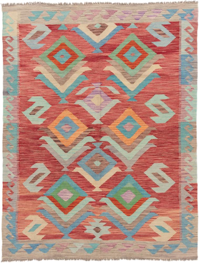 Tapete afegão Kilim Afegão 199x153 199x153, Tapete persa Tecido à mão