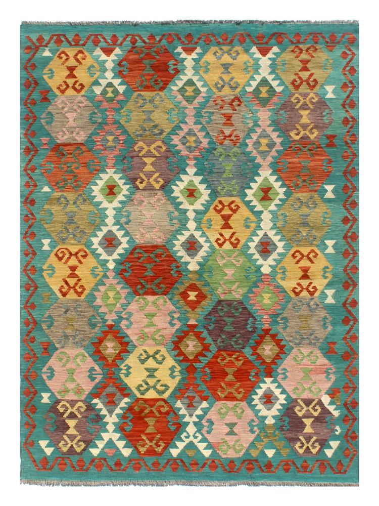 Afghan rug Kilim Afghan 8'2"x5'7" 8'2"x5'7", Persian Rug Woven by hand