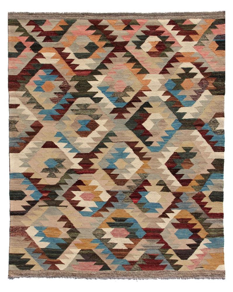 Covor afgan Chilim Afghan Kaudani Limited 201x157 201x157, Covor persan Lucrate de mână