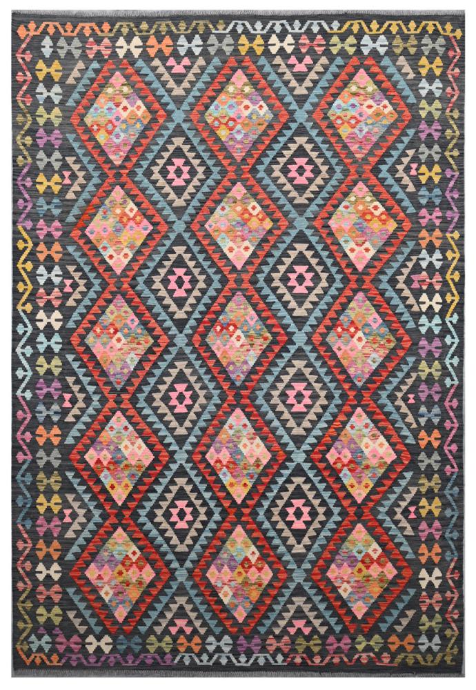 Afghan rug Kilim Afghan 9'11"x6'10" 9'11"x6'10", Persian Rug Woven by hand