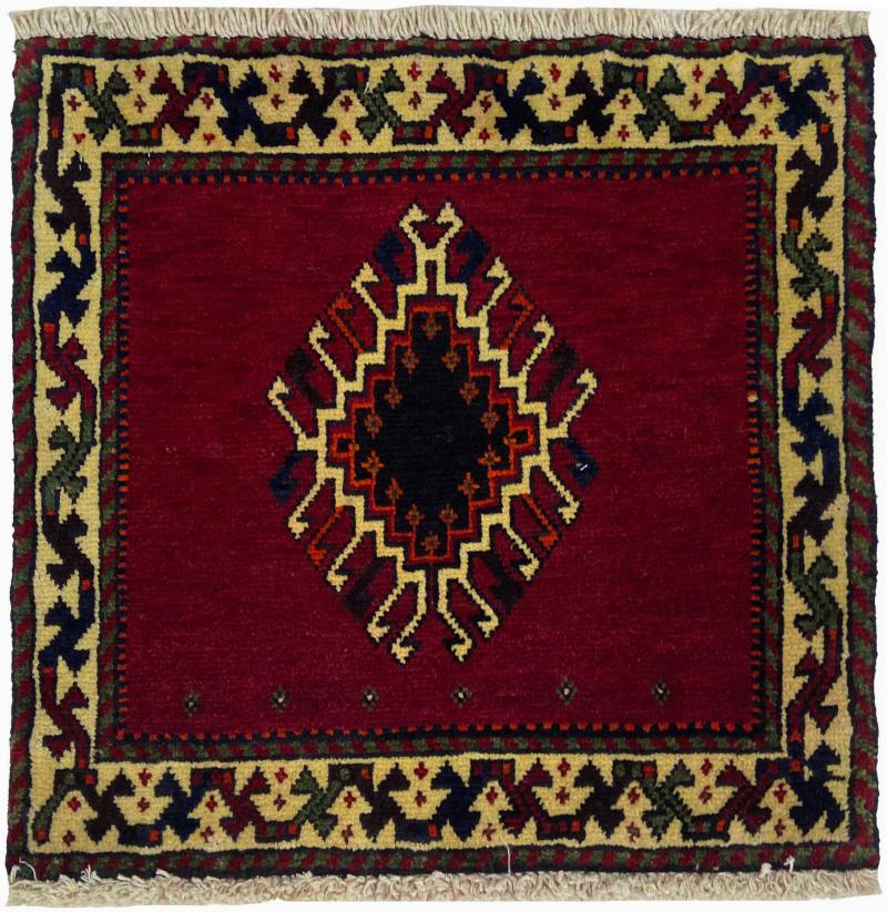 Alfombra persa Ghashghai 56x58 56x58, Alfombra persa Anudado a mano