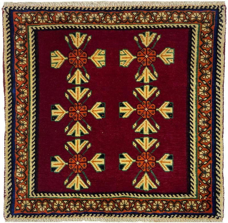 Persian Rug Ghashghai 65x66 65x66, Persian Rug Knotted by hand