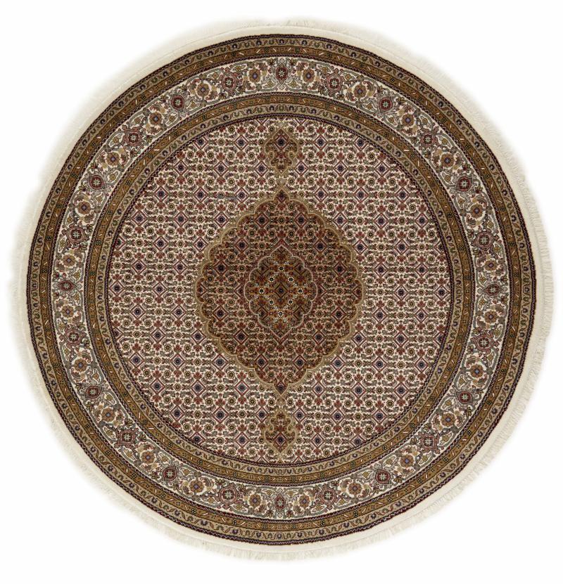 Indo rug Indo Tabriz 203x205 203x205, Persian Rug Knotted by hand