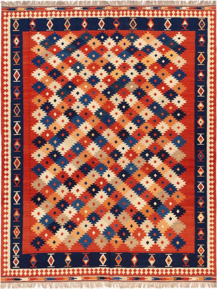 Alfombra persa Kilim Fars Ghashghai 364x261 364x261, Alfombra persa Tejido a mano