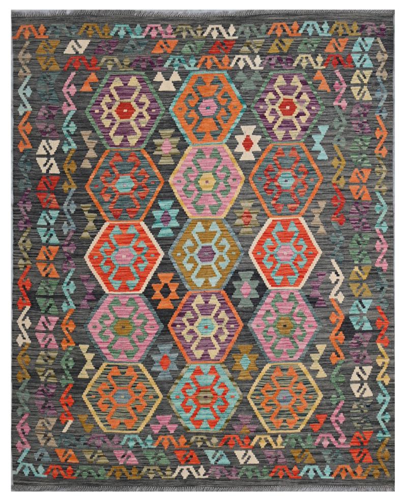 Tappeto Afgano Kilim Afghan 195x163 195x163, Tappeto persiano Tessuto a mano