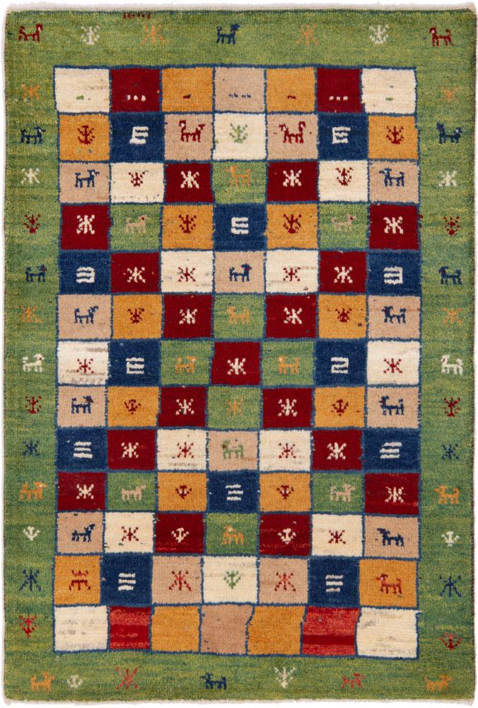 Persisk teppe Persia Gabbeh Nomad 117x79 117x79, Persisk teppe Knyttet for hånd