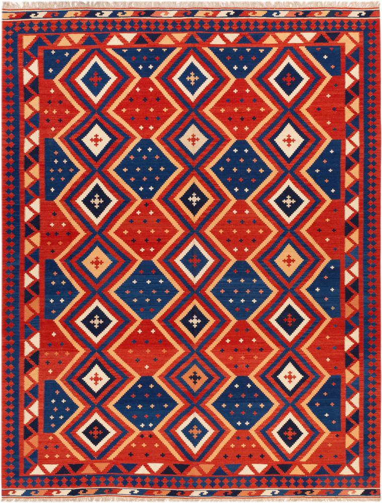 Persisk matta Kilim Fars Ghashghai 391x299 391x299, Persisk matta handvävd 
