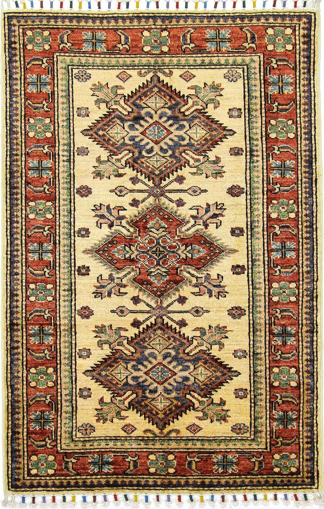 Afghan rug Super Kazak 123x79 123x79, Persian Rug Knotted by hand