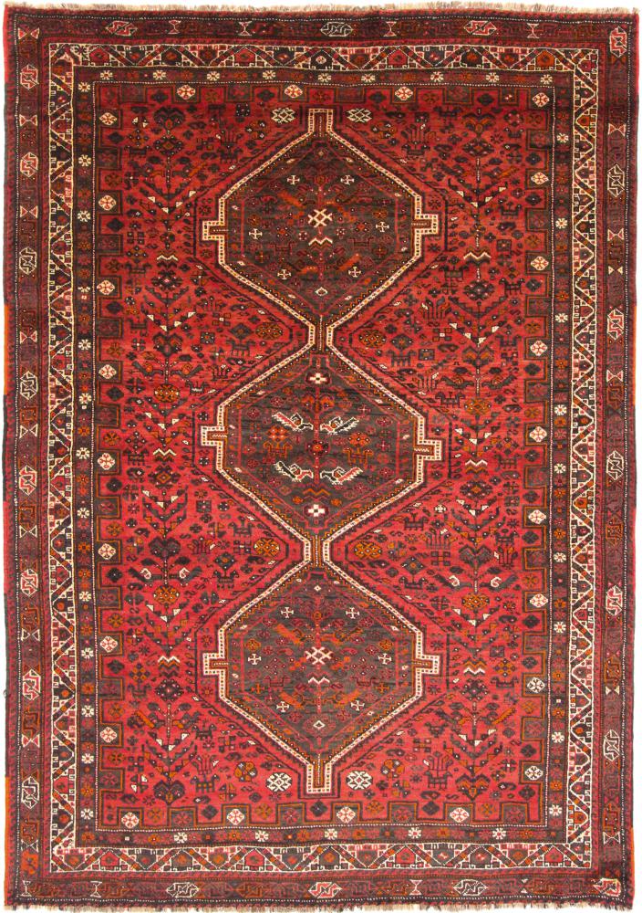 Tapis persan Shiraz 317x225 317x225, Tapis persan Noué à la main