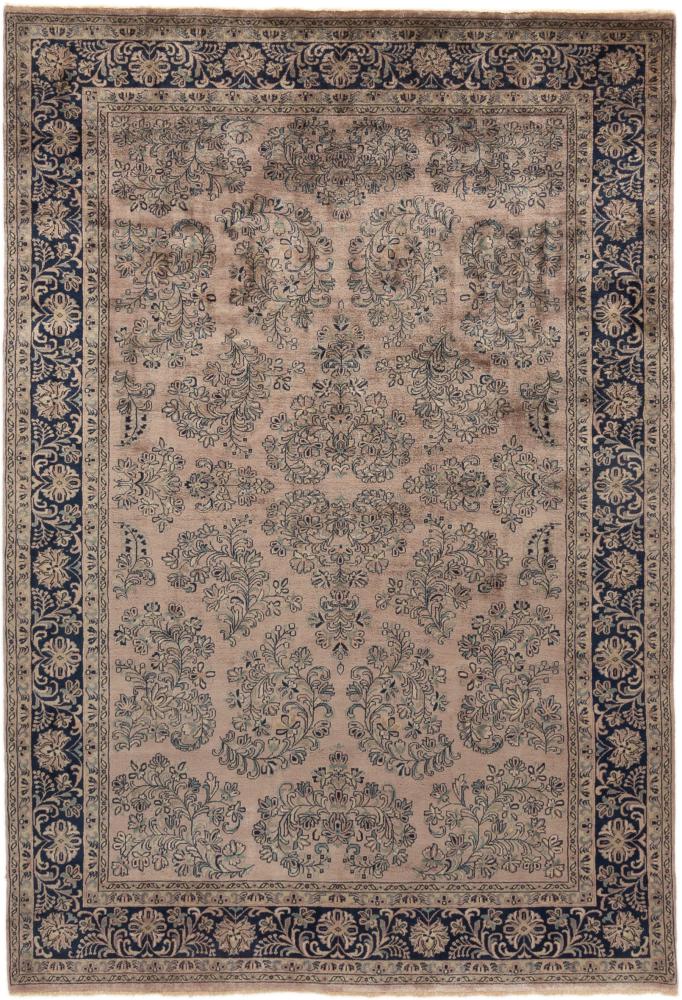 Tapis indien Indo Sarough 283x195 283x195, Tapis persan Noué à la main