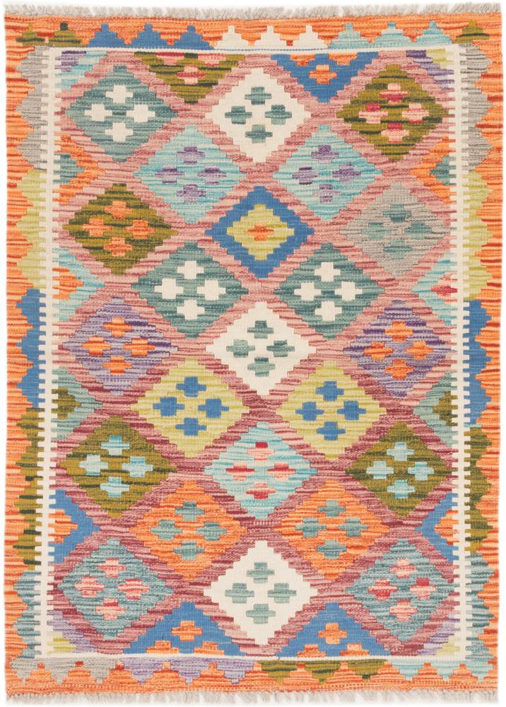 Tapete afegão Kilim Afegão 122x89 122x89, Tapete persa Tecido à mão