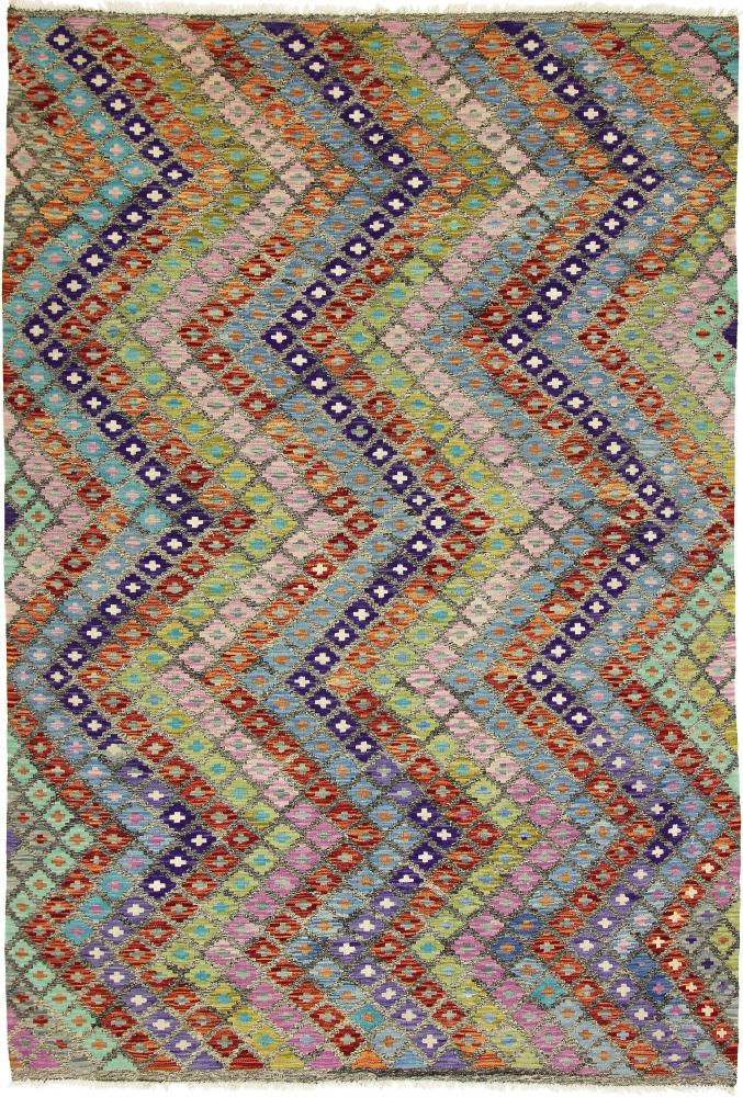 Tapete afegão Kilim Afegão 298x205 298x205, Tapete persa Tecido à mão