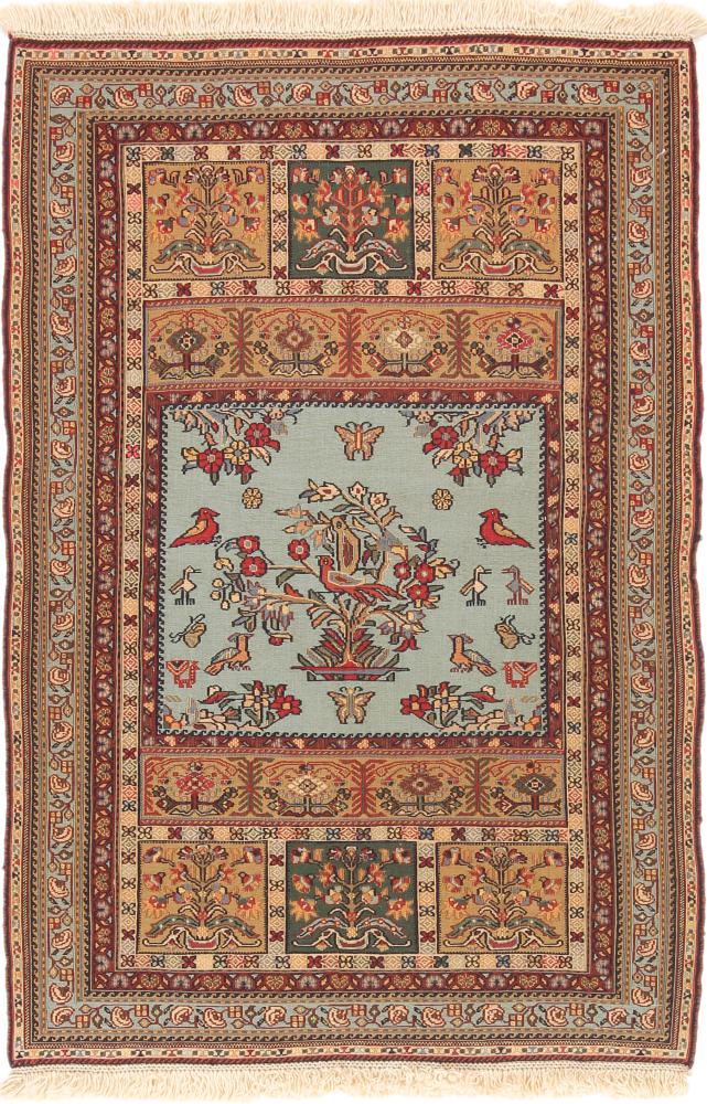 Tapete persa Kilim Soozani 120x80 120x80, Tapete persa Tecido à mão