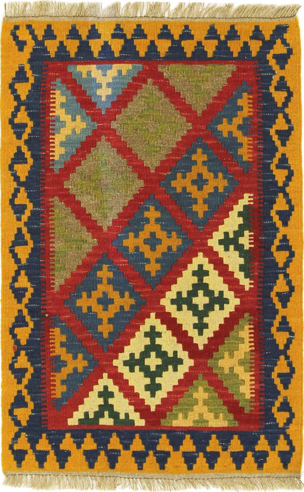 Tapete persa Kilim Fars 93x61 93x61, Tapete persa Tecido à mão