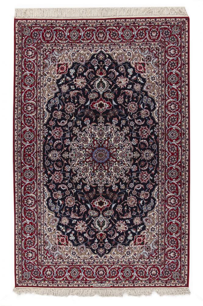 Covor persan Isfahan Urzeală de Mătase 234x153 234x153, Covor persan Lucrate de mână