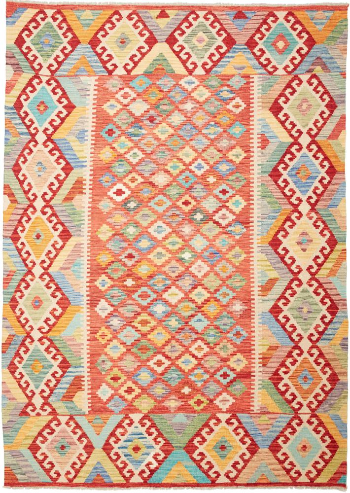 Afghan rug Kilim  Afghan 242x173 242x173, Persian Rug Woven by hand
