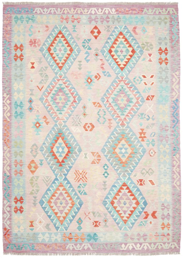 Afghansk tæppe Kelim Afghan 288x205 288x205, Persisk tæppe Håndvævet
