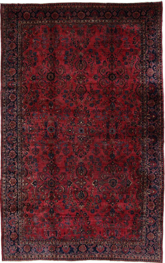 Persian Rug Sarouk Antique 18'4"x11'7" 18'4"x11'7", Persian Rug Knotted by hand