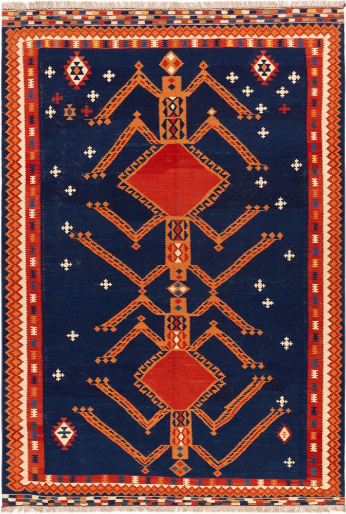 Alfombra persa Kilim Fars Ghashghai 369x253 369x253, Alfombra persa Tejido a mano