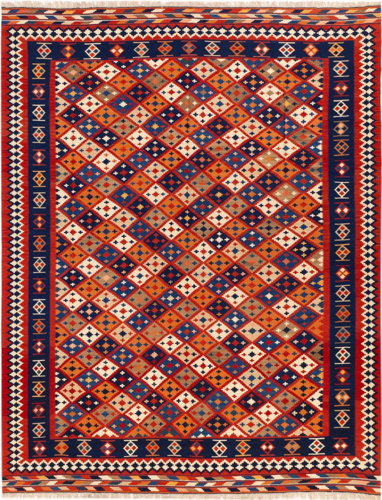 Persisk matta Kilim Fars Ghashghai 383x303 383x303, Persisk matta handvävd 