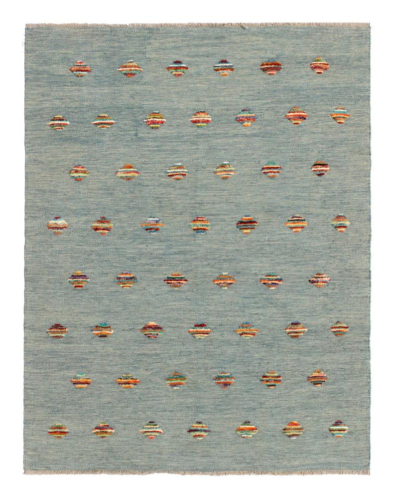 Alfombra afgana Kilim Afghan Nimbaft Edition 193x148 193x148, Alfombra persa Tejido a mano