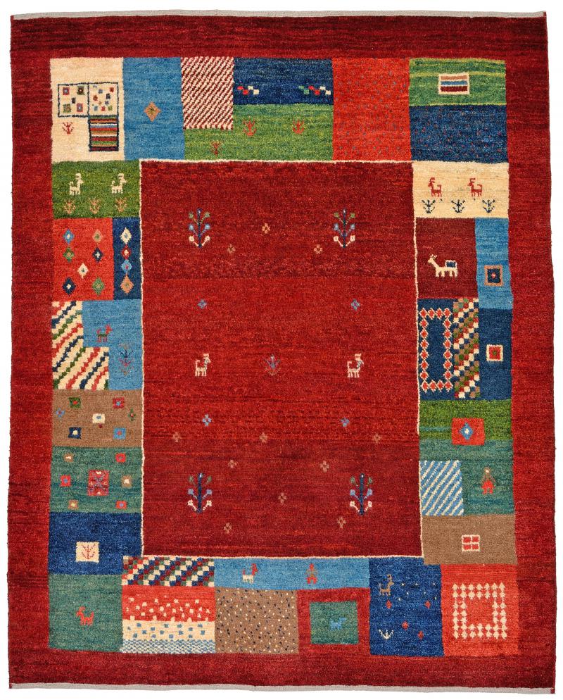 Persisk tæppe Persisk Gabbeh Kashkuli 194x155 194x155, Persisk tæppe Knyttet i hånden