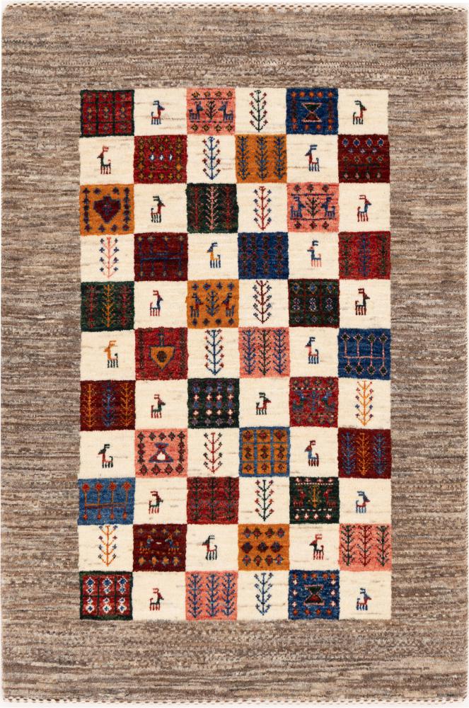 Perzisch tapijt Perzisch Gabbeh Loribaft Tabiibaft 125x84 125x84, Perzisch tapijt Handgeknoopte