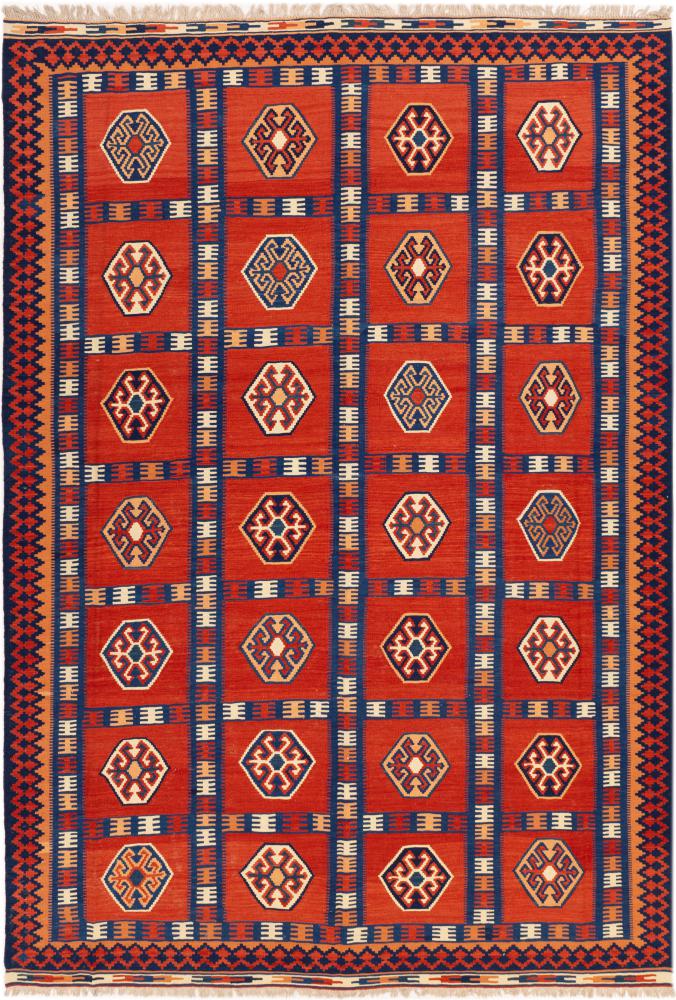 Alfombra persa Kilim Fars Ghashghai 371x258 371x258, Alfombra persa Tejido a mano