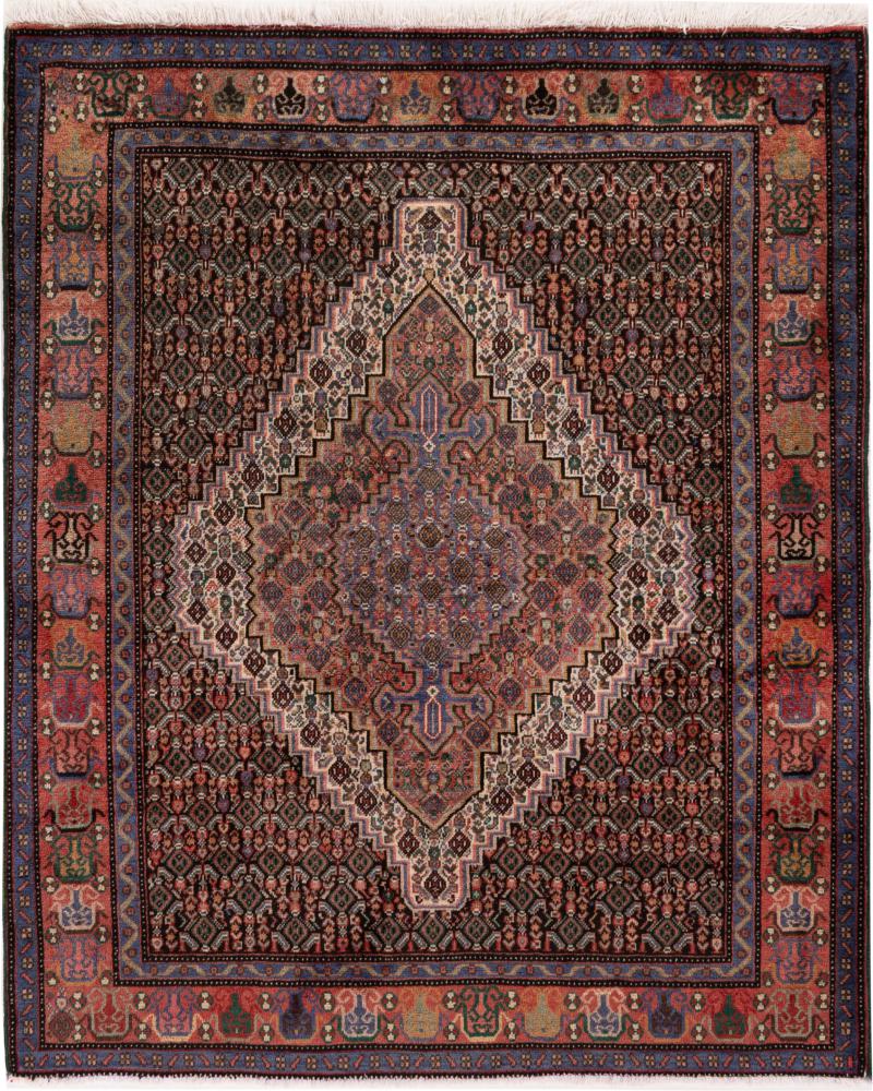 Περσικό χαλί Senneh 143x120 143x120, Περσικό χαλί Οι κόμποι έγιναν με το χέρι