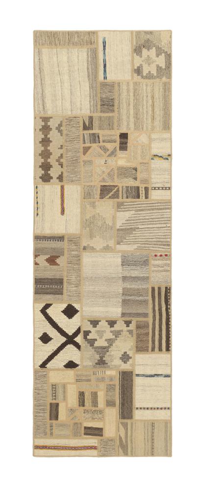 Persisk matta Kilim Patchwork 251x81 251x81, Persisk matta handvävd 