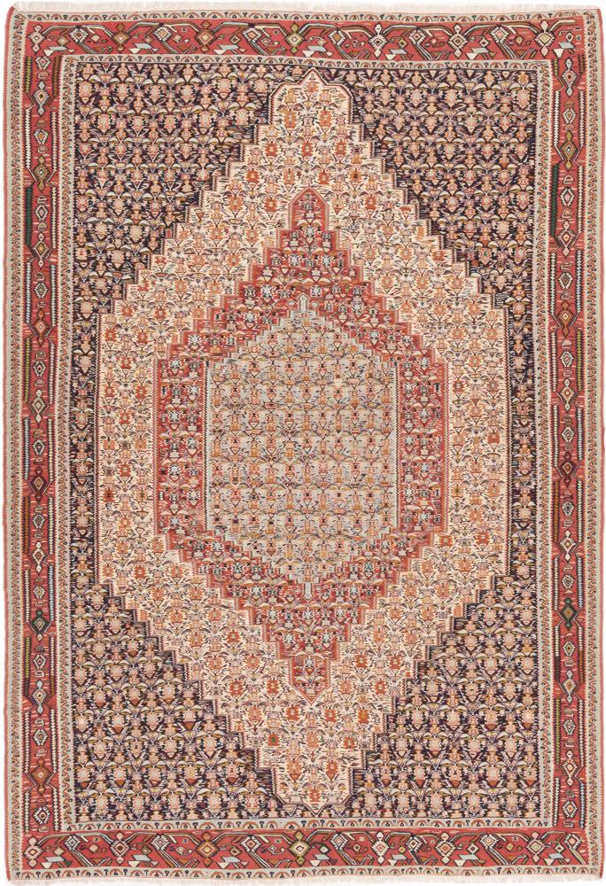 Tapete persa Kilim Senneh 291x211 291x211, Tapete persa Atado à mão
