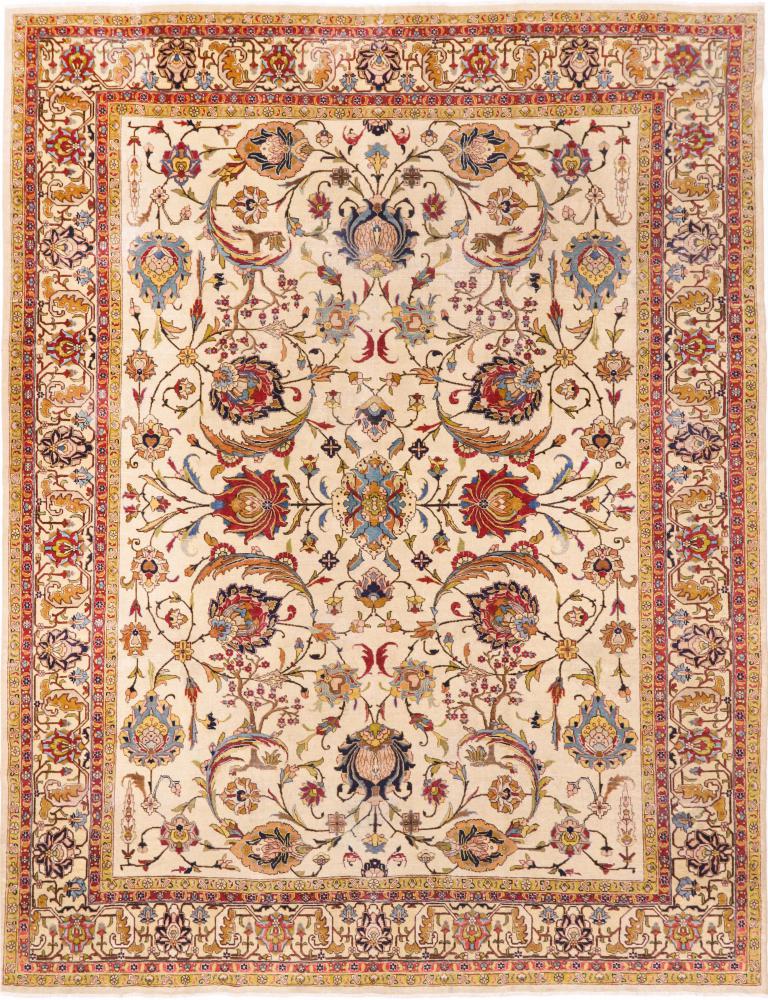 Perzsa szőnyeg Tabriz Régi 13'8"x10'8" 13'8"x10'8", Perzsa szőnyeg Kézzel csomózva