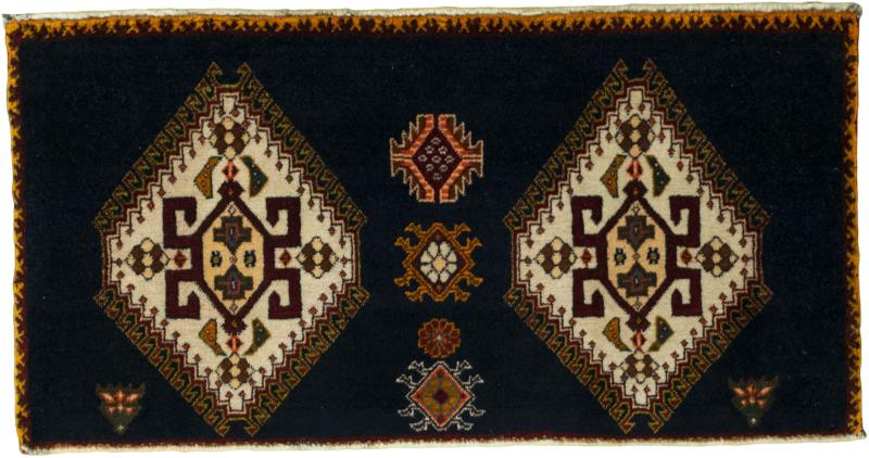 Persian Rug Persian Gabbeh Limited 48x92 48x92, Persian Rug Knotted by hand