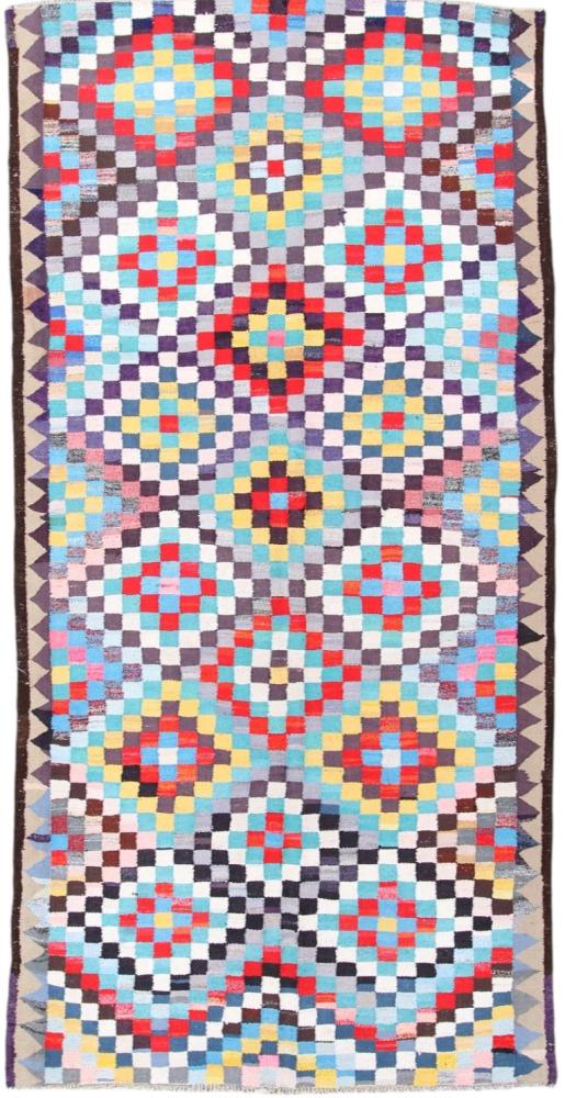 Persisk teppe Kelim Fars Antikke 336x169 336x169, Persisk teppe Handwoven 