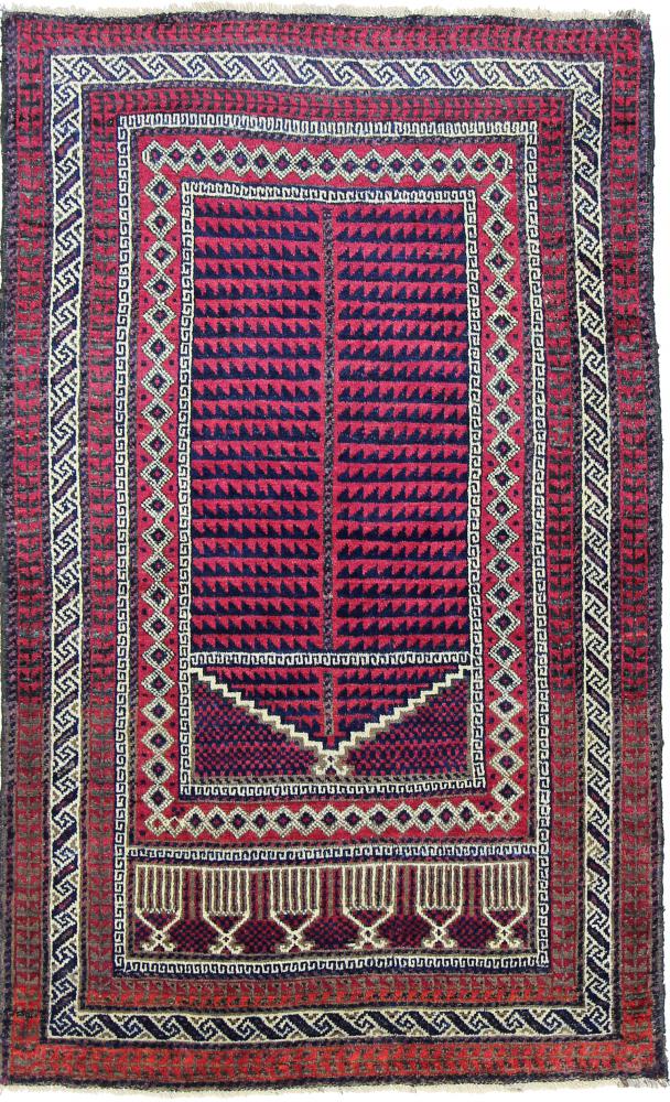Tapete persa Balúchi 175x116 175x116, Tapete persa Atado à mão