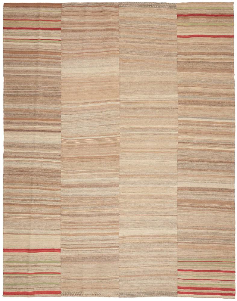 Persian Rug Kilim Fars Design 9'6"x7'6" 9'6"x7'6", Persian Rug Woven by hand