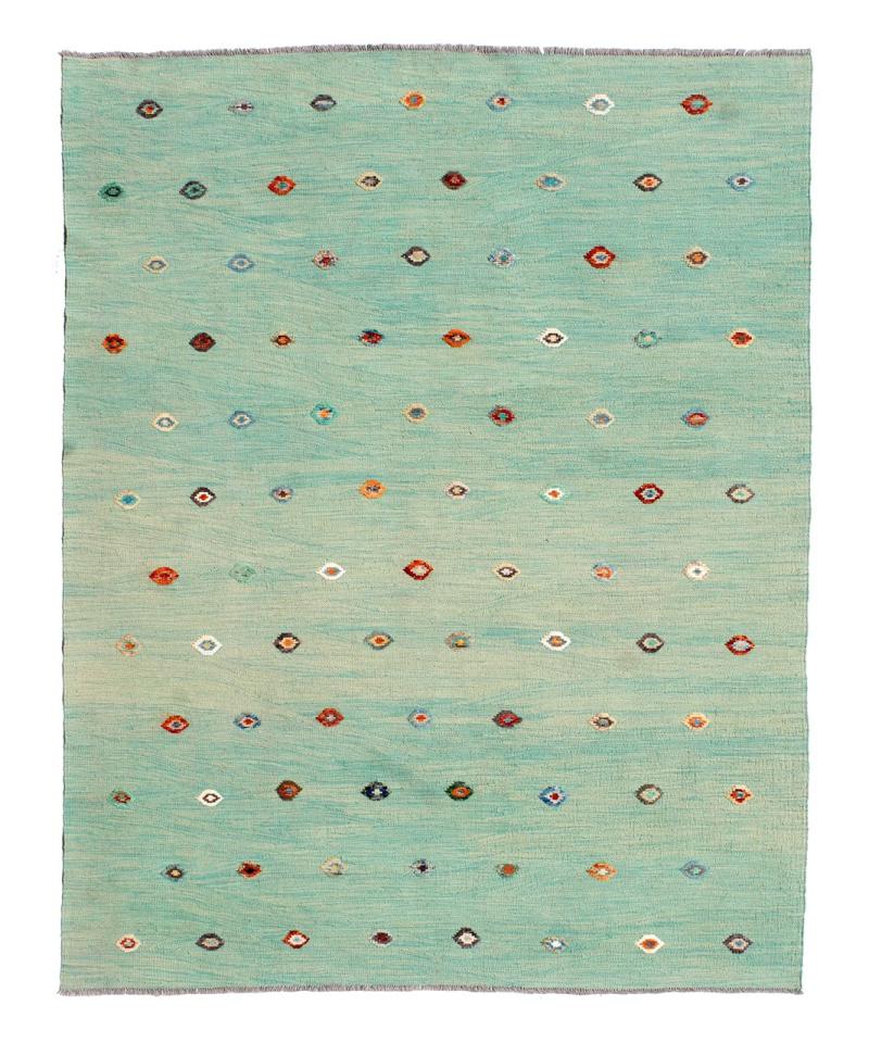 Alfombra afgana Kilim Afghan Nimbaft Edition 232x185 232x185, Alfombra persa Tejido a mano