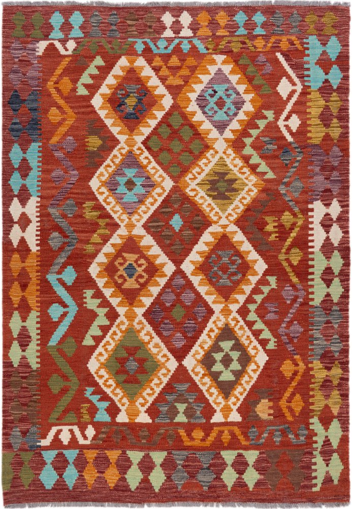 Tappeto afghano Kilim Afghan 159x127 159x127, Tappeto persiano Tessuto a mano