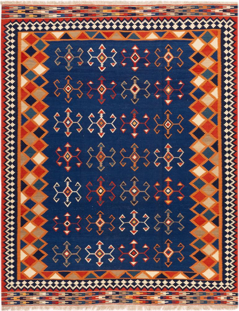 Alfombra persa Kilim Fars Ghashghai 284x232 284x232, Alfombra persa Tejido a mano