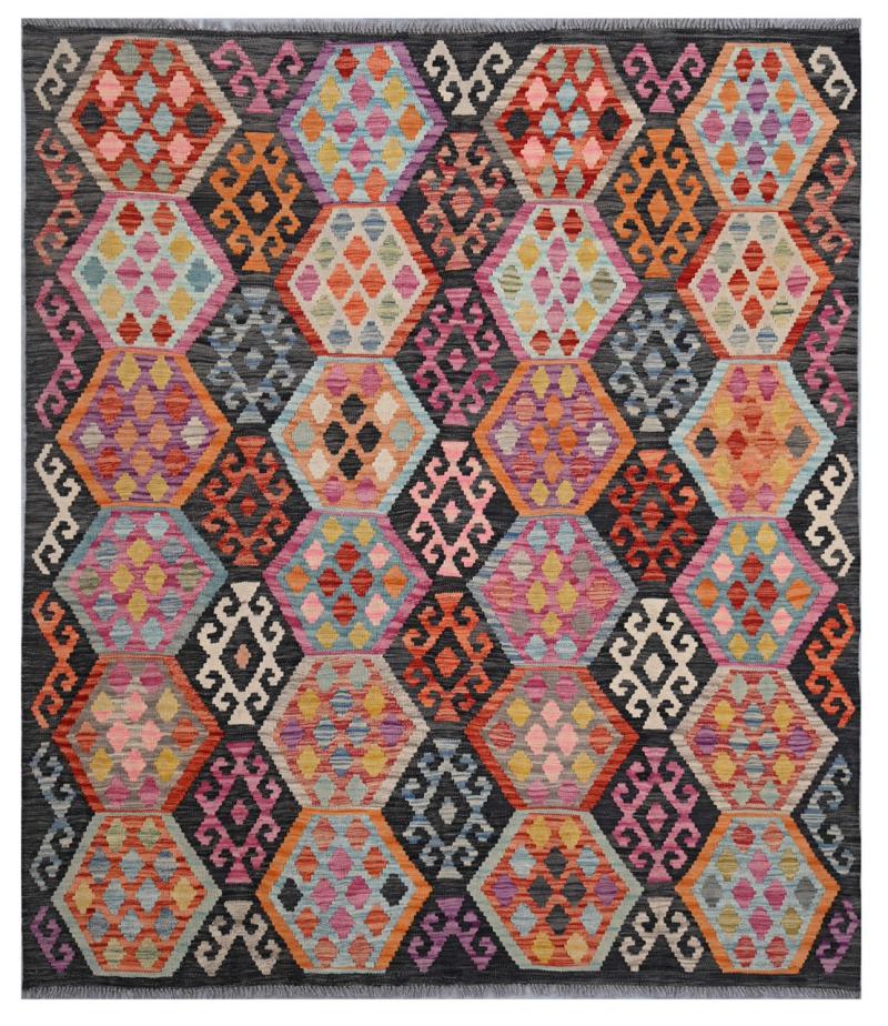 Tappeto Afgano Kilim Afghan 190x167 190x167, Tappeto persiano Tessuto a mano